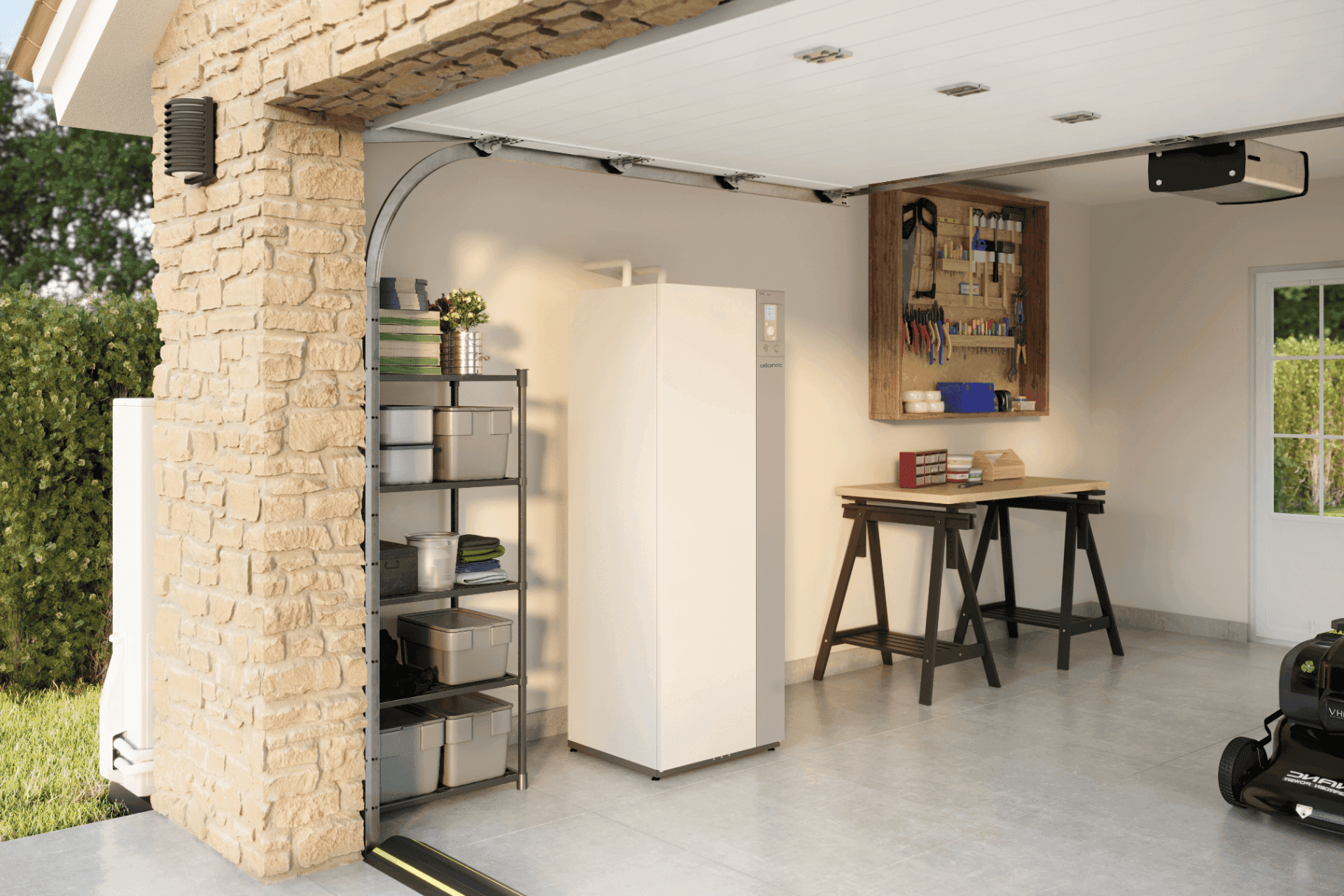 Installation PAC Hybride Atlantic par SunSolution